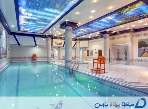 استخر سرپوشیده هتل شایگان کیش