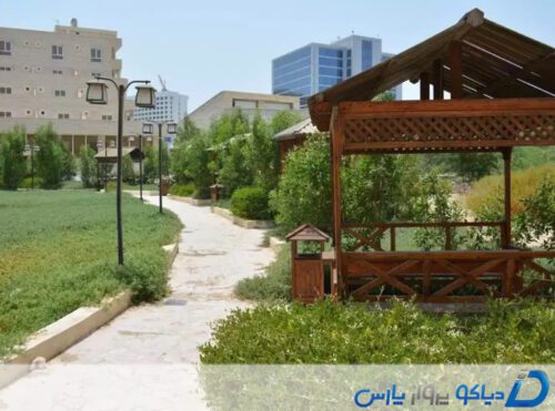 محوطه هتل گامبرون