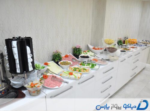 میز صبحانه بوفه هتل