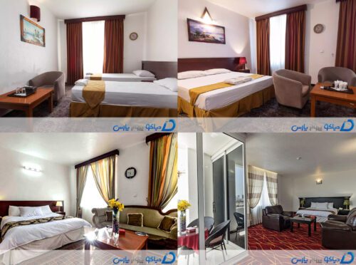 اتاق های هتل سان رایز کیش