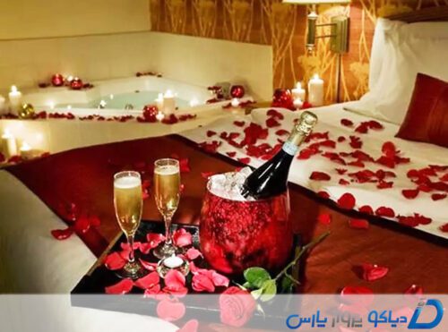 تاق ماه عسل هتل پارمیدا کیش