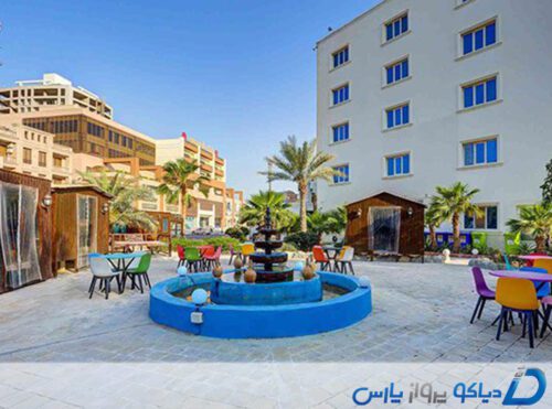 محوطه هتل سارا کیش