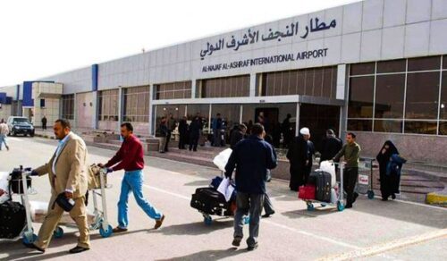 محوطه فرودگاه نجف