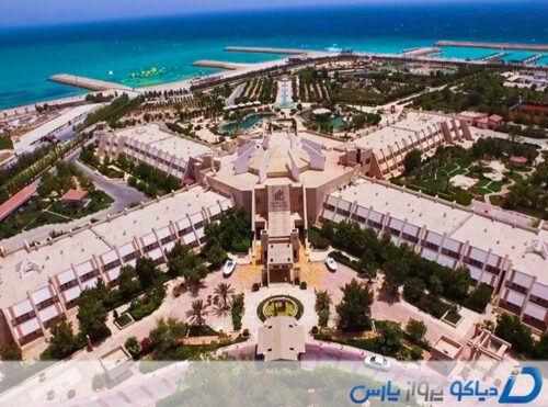نمای هتل مارینا پارک کیش